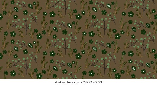 summer floral background Vector seamless. leaf pattern Seamless pattern hand-drawn with tropical leaves. floral seamless pattern with leaves The geometric pattern