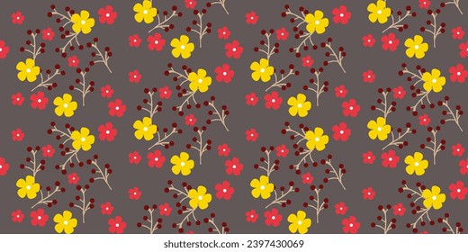 summer floral background Vector seamless. leaf pattern Seamless pattern hand-drawn with tropical leaves. floral seamless pattern with leaves The geometric pattern