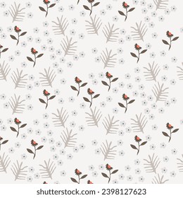 vector de fondo floral de verano sin fisuras. patrón de hojas sin costura dibujado a mano con hojas tropicales. patrón floral sin costuras con hojas El patrón geométrico
