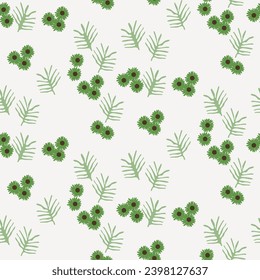 summer floral background Vector seamless. leaf pattern Seamless pattern hand-drawn with tropical leaves. floral seamless pattern with leaves The geometric pattern