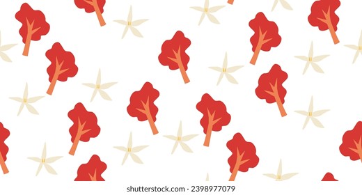 summer floral background Vector seamless. leaf pattern Seamless pattern hand-drawn with tropical leaves. floral seamless pattern with leaves The geometric pattern