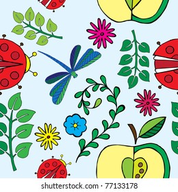 summer floral print design
