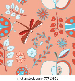 summer floral print design