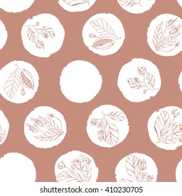 Summer floral seamless pattern.