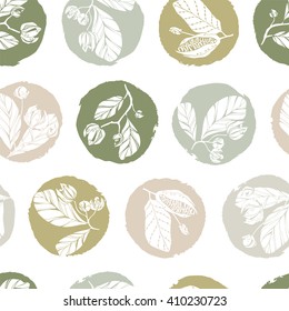 Summer floral seamless pattern.