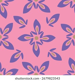 Summer floral seamless pattern. Blooming meadow plants. Artistic abstract flowers and leaves repeated print. Vector drawn botanical illustration.