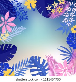 Summer flower background 