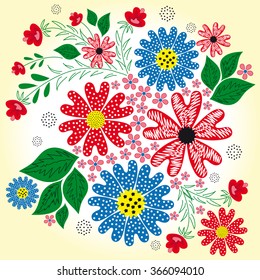 Summer flower background
