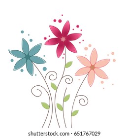 Similar Images, Stock Photos & Vectors of Spring flower background with ...