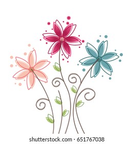 Summer flower background