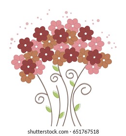Summer flower background
