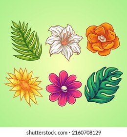 Sommerkollektion, Vektorgrafik