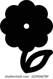 Icono de la flor de verano, tema de verano