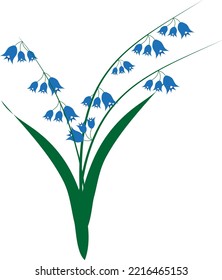 Summer flower, illustration, vector on a white background.