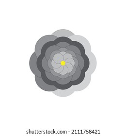 summer flower isolated icon element