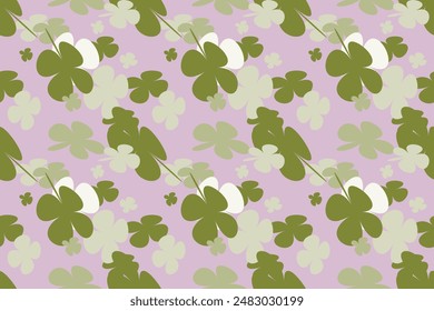 Summer Flower Pattern Elements Little Floral Liberty Seamless Texture Background. Spring, Summer Romantic Blossom Flower Garden Seamless Pattern for Your Designs