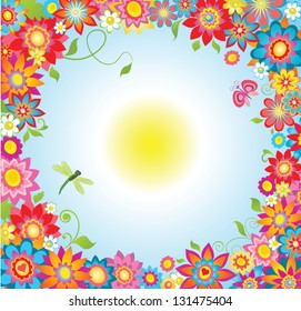 Summer flowers