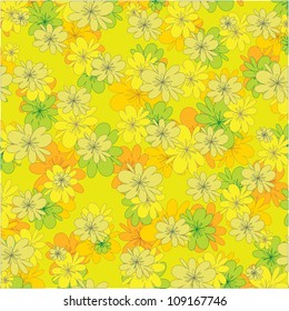 Summer flowers background