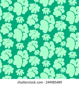 Summer flowers seamless background pattern , craft paper