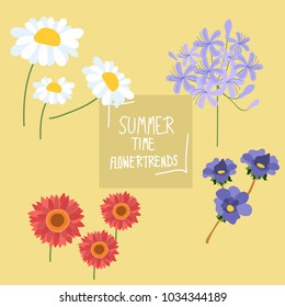 summer flowers trends for decorate 