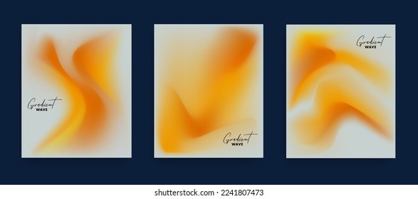 Summer fluid wave style for cover, banner, card, flyer, poster, special offer. Liquid flow yellow, orange colors in the shape sand. Abstract twisting modern gradient. Vector illustration