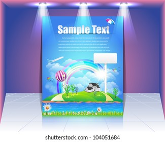 Summer Flyer Vector Template