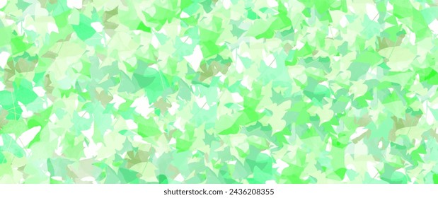 Summer foliage background. Maple leaves. Hand drawn fall wallpaper design for cards, flyers, poster, cover, invitation cards, prints. Blue sky. Spring vector illustration.