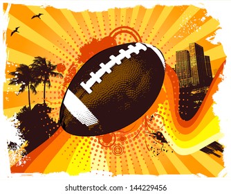 Summer Football background