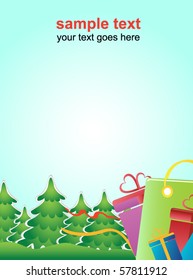 summer forest - shopping poster