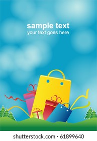 summer forest - shopping poster