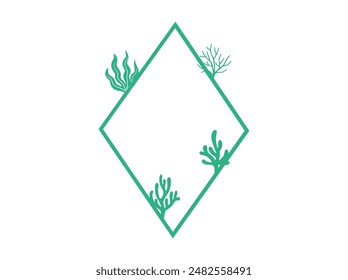 Summer Frame Outline Background Illustration