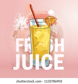 Summer fresh juice cocktail