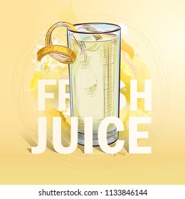 Summer fresh juice cocktail