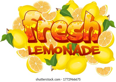 Summer Fresh Lemonade lototype design. For the little entrepreneur, open up your own lemonade stand with a rocking cool brand logo or for the established company, rebrand your product with this design