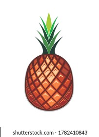 Summer fruit for healthy lifestyle. Pineapple fruit. 