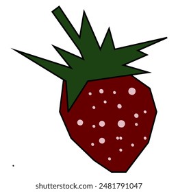 icono de fruta de verano Ilustración vectorial