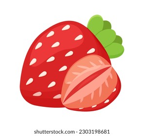 Summer fruit vector that can be reused in flat illustrations, these elements will create a delicious and freshness atmosphere, simple modern and elegant vector design.