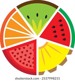 summer fruits for cold drinks and juice label