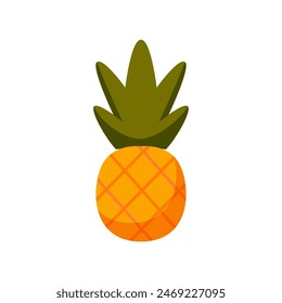 Summer fruits for healthy lifestyle. Pineapple fruit. Organic tropical fruit
