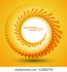 summer fun abstract background illustration