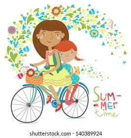 Summer fun illustration