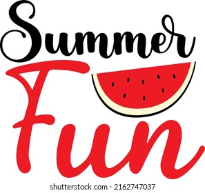 
Diversión de verano - Diseño SVG de verano