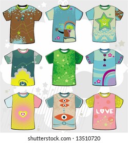 Summer funky t-shirts. To see similar, please VISIT MY GALLERY.

