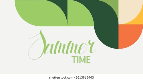 summer, geometric, time, banner, vector, website, freshness, ecology, june, inscription, pattern, geometry, presentation, style, print, wallpaper, simple, poster, design, abstract, shape, cover, decor