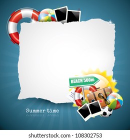 Summer glossy background with place for your text
