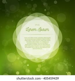 Summer glowing background
