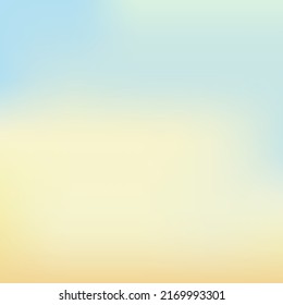 Summer Gradient Background with yellow and green and blue Colours. Summer background. Vector illustration. On liquid summer background. summer holiday concept Vector abstract colorful background blur