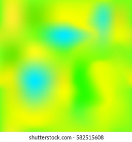 Summer gradient mesh with yellow blue green colors. Bright colored square vector background. Neon colors mesh. Colorful seamless pattern tile. Bright colored seamless background swatch