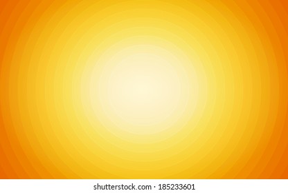 summer gradient orange circle ring pattern background (vector)