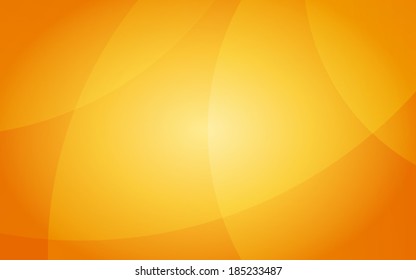 summer gradient orange with round curve pattern background (vector)